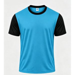 Men's & Women's T-shirts, NewTrend Casual Polo Shirts  Lake Blue and Black