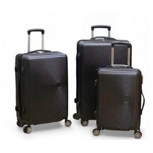 BLACK Travel Luggage Box  - 3sets 