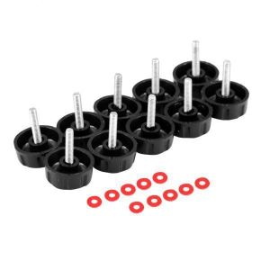 Generic 7X 10x Spare Screws Nut For Reel Wheel Knob Power Handle