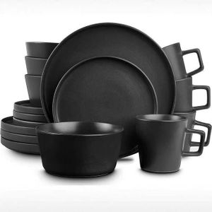 Kitchen Set 16 Pcs Round Dinner Plate Set