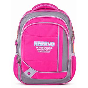 Kids’ Pink School Backpack with Cute Cartoon Design