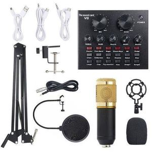 Live Sound Card & Microphone Kit (full Charge, Long Press