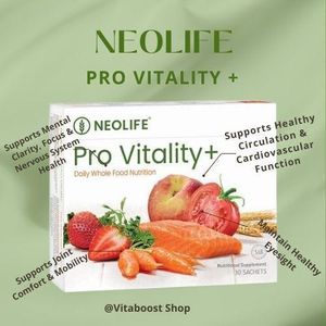 Neo NEOLIFE GNLD NATURAL NEOLIFE GNLD Pro Vitality - 30 Sachets (Single) Boost Your Energy & Immunity. Neolife Provitality NATURAL GNLD neolife provitality 30 sachets provisions proviron