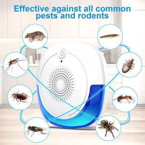 New Ultrasonic Dual-frequency Multifunctional Mosquito Repellent Electromagnetic Wave Frequency Conversion Electronic Mosquito Repellent Mouse Repellent 