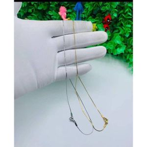 Non Fade 2 In 1 Gold And Silver Tiny Chains