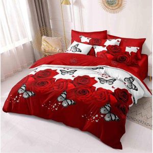 LUXURY COTTON FLORAL BEDSHEET SET With Pillowcases