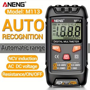 Intelligent digital m-ultimeter, electrician's m-ultimeter, automatic AC/DC voltage t-ester