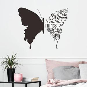 Wall Decal Butterfly Quote Vinyl Sticker 
