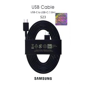 Samsung 45W PD Super Fast Charge Cable USB C to USB C for S26 S25 S24 S23 S22 S21 S20 Ultra FE  For Galaxy Z Flip Fold 7 6 5 4 3 2 A17 A56