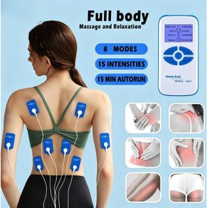 Electric Pulse Massager,Tens Machine For Pain Relief, Full Body Massager DualChannel,MicrocurrentAcupuncture with 8 Massage Modes
