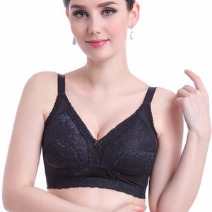 Fashion Women Padded Lace Bras Underwire Full Coverage Sheer Supportive Lace  Bra Top Plus Size 40 42 44 46 48 50 52 DD DDD E F G Cup @ Best Price Online