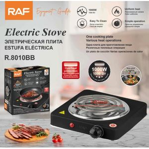 1000W Stainless Steel Electric Single Burner Hot Plate-Fast Cooking