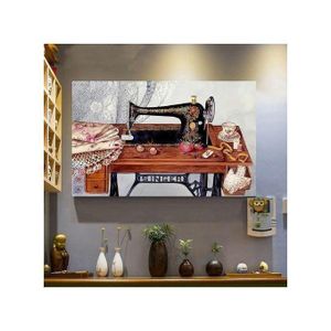 Art Work With Frame (sowing Machine Artwork ) 16x24