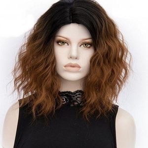 Ombre Wavy  Hair Water Curly Hair Wig