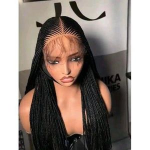 Look alike luxury unprocess braided wig
