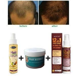 Mediana 3 In1 Combo Super Hair Booster, Hair Growth Oil & Cream