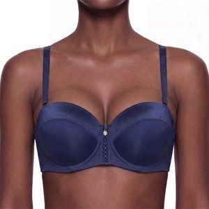 Very beautiful ngozi smooth bra for women blue wine black 1 piece 