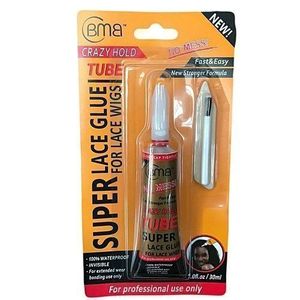 Bmb Super Lace Glue Tube For Lace Wigs, 1 Oz. 