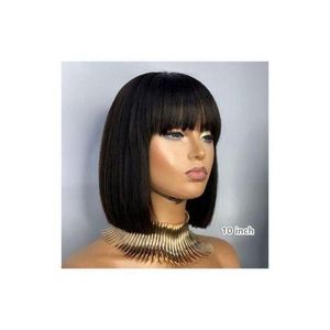 Straight Bob Fringe Hair Wig