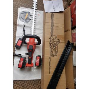 20V Cordless Hedge Trimmer With 2 Batteries & Fast Charger – Heavy-Duty Garden Tool