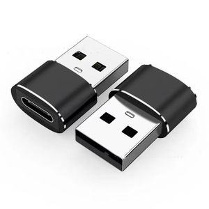 USB-A Male to USB-C Female Adapter, Durable & Compact Charging Converter
