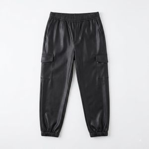 Quality leather faux joggers for boys/girls