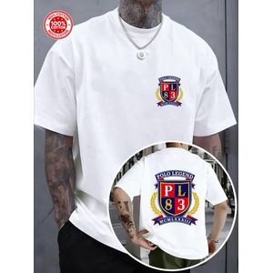 100% Cotton Legend Logo Short Sleeve T Shirt 210g Round Neck