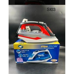 Steam Iron 2200W Electric Steam Iron Non-Stick Soleplate Clothes Iron With Spray Function