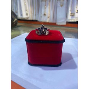 stock ring for men  silver