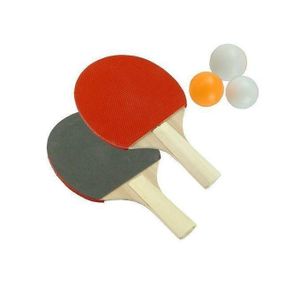 2 Player Set 2 Table Tennis Bats+ 3 Tennis Ball