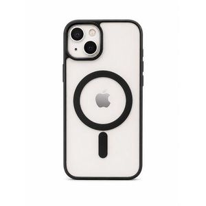 IPhone 13/14 premium black Transparent Magsafe Magnetic Back Case