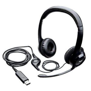 Logitech  H390 USB Headset With Clear Chat & Noise-Canceling Microphone
