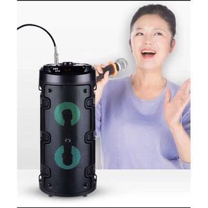 Speaker With Microphone, Remote & Belt ZQS-4209 Cylinder Shaped - Outdoor Bt Subwoofer Speaker with Karaoke System, Big Portable Speakers Wireless Party Super Bass Speaker Subwoofer.