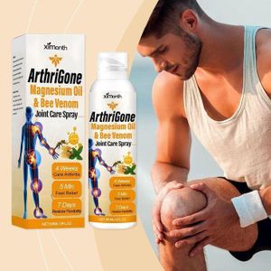 Ximonth Joint Pain Relief Spray, Arthritis Pain Relief, Fast Pain Relief Spray, Muscle Soreness Relief Spray Bee Venom Joint Spray, Magnesium Oil Pain Spray, Bee Venom Magnesium Spray Joint Care Mist, Quick Relief Spray for Joints, Herbal Joint Pain Spray
