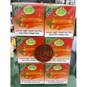 Jam Carrot Gluta Collagen Soap x12pcs