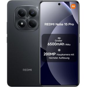 XIAOMI Redmi Note 15 Pro - 6.77" (512GB/12GB) 4G Dual SIM, 6500mAh - Black 
