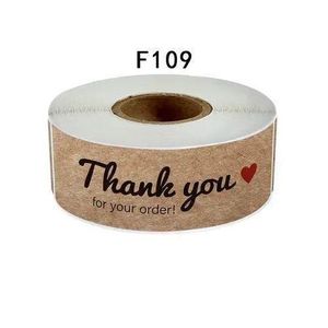 Thank You For Your orderStickers Seal Labels Gifts Packaging Decor 