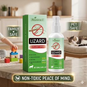 Eco-Friendly Zero Side effect Lizard Repellent Spray for Nigerian Homes Powerful Odorless Anti-Lizard Solution for Removing Agama Lizard, House Gecko, Wall Gecko and Skink from Ceilings, Walls, Kitchens and Bathrooms – Long Lasting Non-Toxic Formula 