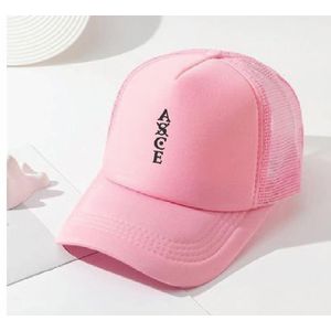 Mauton Baby pink Axces Trucker's face cap