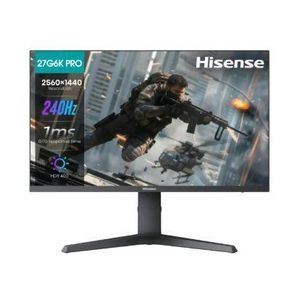 Hisense 27" 27G6QPRO Gaming Monitor, IPS, 2560x1440 2K, 320Hz, Black