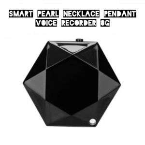 Caleocom HD SMART NECKLACE PEARL PENDANT VOICE RECORDER 8GB 