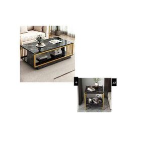 High Quality Nordic Style (Faux Marble) Center Table And Luxury Side Stool 