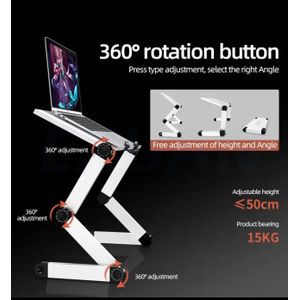 360 Degree Adjustable Laptop Stand with Cooling Fan & Mouse Pad