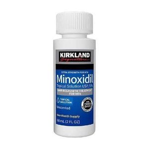 Kirkland minoxidil solution - 60 ml bottle ( Main original from USA verifiable from COSTCO) 