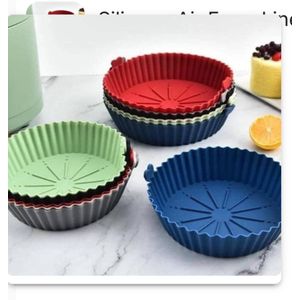 Universal Silicone Air Fryer Pot - Washable & Food Grade Baking Tray