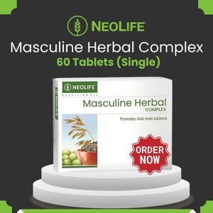 Vitality Health and Wellness Masculine Herbal Complex - 60 Tablets (Single) Helps men regain renewed energy and physical vitality.