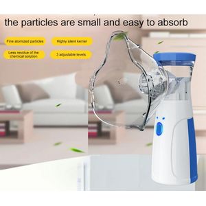 Genera Nebulizer Portable Handheld Atomizer Adult Kids Steam Ultrasonic Atomizer 302
