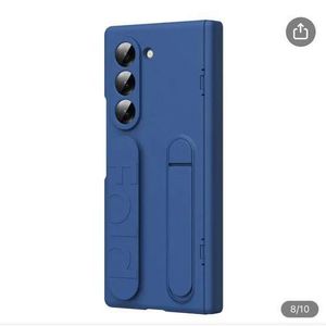 Samsung Leather With Screen Protector And Front And Back Case For Galaxy Z Fold 5