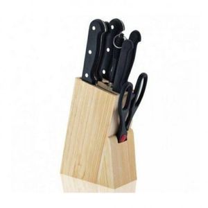 8 Set Kitchen Knives With Wooden Holder