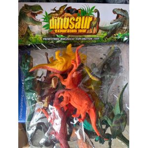 Digabi Set of Miniature Dinosaur Figurines, Perfect for Educational Purposes, Birthday Presents, Or Christmas Gifts, Featuring Classic Prehistoric Animal Models